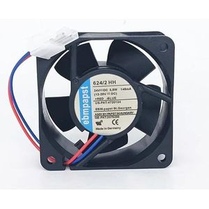 6cm 6025 624/2HH DC24V 146MA 3.5W 2-wire high air volume fan