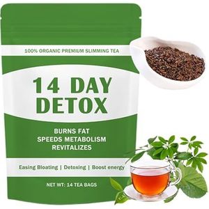 14 Dagen Detox Thee - Kruidenthee For Gewichtsverlies En Vetverbranding, Natuurlijke Reinigingsthee For Het Lichaam(1PCS)
