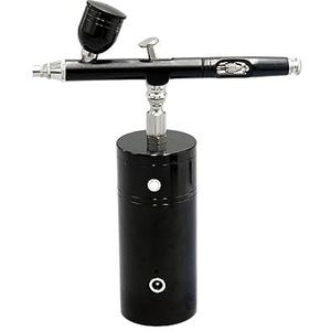 Verfspuit Draagbare oplaadbare mini-luchtpistoolset met compressor Air-brush verfspuistool Airbrush-set for Nail Art Cake Fog Mist Sprayer(Tool21)