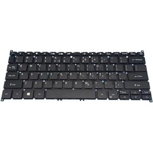 Engels toetsenbord voor Swift 5 SF514-53T -54G -54T -54GT N19H5-serie(Black No Backlit)