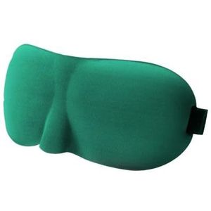 Oogmasker om te slapen, 3D-blinddoek, concaaf, gevormd, nachtslaap, gezichtsmaskers, blokkeren licht af, met oogklep voor dames en heren, groen, 4 stuks