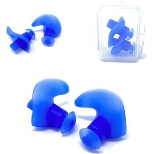 Oordopjes Zwemmen - Hoeveelheidskortingen - Watersport - Oordopjes Kinderen en Volwassenen - Unisex - Synchroonzwemmen - Zwembad - Kleur Blauw - Verpakkingshoeveelheid: 1-10-25-50-100 stuks