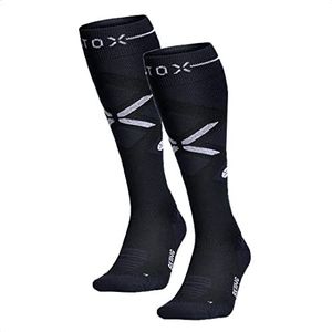 STOX Energy Socks - Skisokken voor Mannen - Premium Compressiesokken - Ski Sokken van Merinowol - Geen Koude Voeten - Geen Kramp - Snowboard Sokken