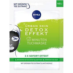 NIVEA - Urban Skin Detox Effect - Gezichtsmasker - 10 Minuten - 5-pack