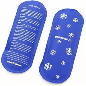 ONEGenug Herbruikbare Ijszak, 2 Pack Cold Pack Gel Comfortabele Soft Touch Draagbare Vriezer Packs voor insuline Cool Opbergtas