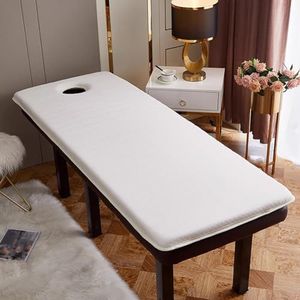 PA-DABAOO Massagetafeltopper Van Traagschuim Met Gezichtsgat, Verdikte Antislip Spa-Matrashoes, Dikte 6 Cm, Gezichtskussen Voor Schoonheidssalons (Niet Inbegrepen Bij Bed),90 * 200cm