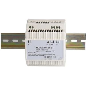 Voeding Din Rail DR-30 30 W 24 V 1,5 A, schakelende voeding AC 110 V/220 V naar DC 24 V, voeding Watt