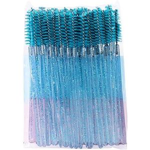 Professionele Lash Make-up Borstel 50PCS Lichtgewicht Draagbare Plastic Wimper Applicator Mascara Borstel
