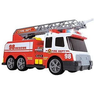 Dickie Toys 203308358 Action Series Fire Brigade, brandweerauto inclusief batterijen, 36 cm