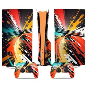 Voor PS5 PRO Skin Digital Edition Console En Controller Vinyl Cover Skins Wraps Krasbestendig, Compatibel Met Voor PS5 Digital Edition Pro 70347 Geen Schuimvorming Bubbelvrij