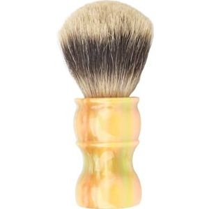 Kapper baard scheerborstel, hars hoge duurzaamheid stabiele plaatsing effectieve reiniging synthetische scheerborstel gemakkelijk te gebruiken voor kapper salon thuis