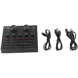 V8-geluidskaart Live-geluidskaart Stemwisselaarapparaat met meerdere verbindingsmethoden voor telefooncomputer