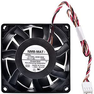 3115RL-04W-B96 8038 80mm fan 12V 3.00A 4-wire PWM control speed cooling fan