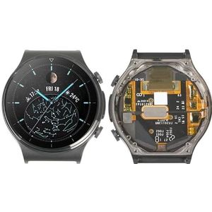 Smartwatch vervangende onderdelen Origineel Sapphire Material LCD -scherm en digitizer volledige montage met frame voor Huawei Watch GT 2 Pro ECG -editie Smartwatch vervangende onderdelen