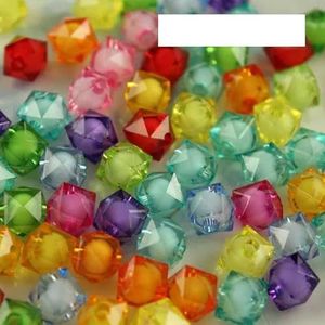 8-20mm gemengd vierkant acryl losse spacer kralen DIY kinderspeelgoed kralen ketting armband sieraden maken DIY gevlochten accessoires-30pcs 16mm