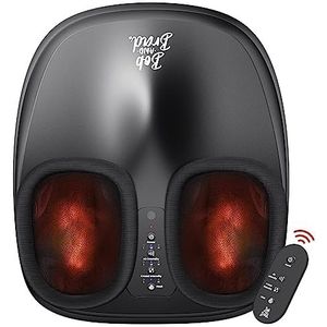BOB AND BRAD Lite Voetmassageapparaat met Warmte Functie, Shiatsu Kneading Voet Massager Electric Foot Massager met Afstandsbediening, verlicht vermoeide voeten. Grote geschenken