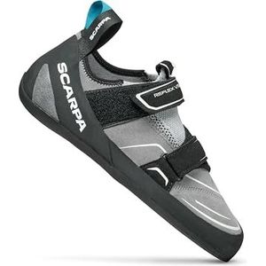 SCARPA Reflex VS Beginner Rotsklimmen Schoenen voor Gym & Sport Klimmen, Lichtgrijs/Zwart, 39/39.5 EU