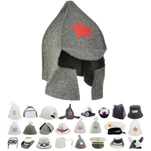 GMMH Budjonovka Budjonovka Budjonowka, Budjonovka, Budjonny-muts, rood leger van de Sovjet-Unie, Russisch, saunakap, vilten pet, voor sauna, banya