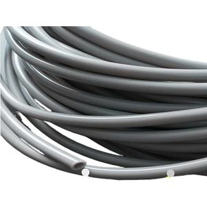 Food Grade Grijze Siliconen Buis Gel Flexibele 1 Meter Dia. 3 4 5 6 7 8 10 12 13 14 15 16 19 mm Bier Melk Rubber Slang Pijp Zacht 1M voor Motoren, Auto (19x25mm)