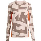 adidas Mujer Multi Synthetic Base Layer Long Sleeve, wonder taupe, XL