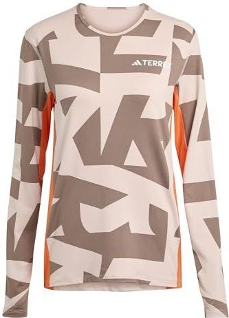 adidas Mujer Multi Synthetic Base Layer Long Sleeve, wonder taupe, XL