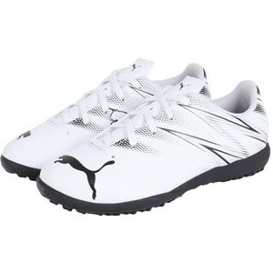 PUMA Attacanto TT Jr voetbalschoenen, wit, zwart, 10748105, wit, 23.0 cm