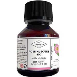 MY COSMETIK - Rozenbottel plantaardige olie - Biologische cosmetica - 100% puur en natuurlijk - Gemaakt in Frankrijk - Herstellend en helend - 500 ml