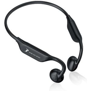 Hoofdtelefoon met botgeluid, Bluetooth 5.2 draadloze bone conduction hoofdtelefoon, IP67 waterdichte sporthoofdtelefoon, open ear hoofdtelefoon met microfoon, botgeluid, hoofdtelefoon voor joggen