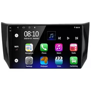 Draadloze CarPlay Android Auto Autoradio – 1 Din 7 Inch Uitschuifbaar Scherm, 1G+32G, GPS, Mirror Link, Bluetooth, FM/RDS, EQ En SWC