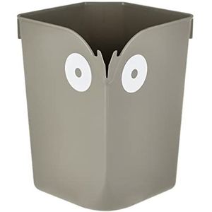 Prullenbak Vuilnisemmer Kleine keuken badkamer vuilnisbak, onder gootsteen vuilnisbak, plastic deskside afvalbasket, 11,6 inch hoog Afvalemmer Vuilnisbak (Color : Grey)