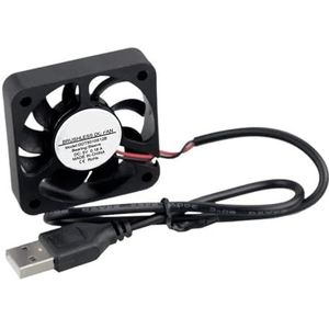 2 stuks 5V 5010s 5cm 50x50x10mm borstelloze voor computer PPC CPU USB-aansluiting koellichaam koeler ventilator 50 mm x 10 mm