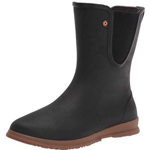 BOGS Womens Sweetpea Tall Boot Rain Shoe, Black, 6