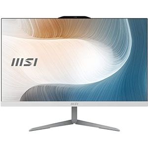 MSI AM242 11M-865EU Intel® Pentium® Gold 7505 60,5 cm (23.8") 1920 x 1080 Pixels Alles-in-één-pc 4 GB DDR4-SDRAM 128 GB SSD Windows 11 Pro Wi-Fi 6 (802.11ax) Wit