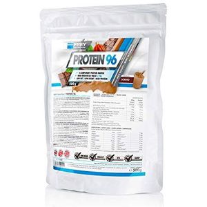 FREY Nutrition PROTEIN 96 (chocolade, 500 g) ideaal voor koolhydraatarme dieetfases en als tussenmaaltijd - hoog gehalte aan casine, low carb - Made in Germany