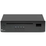 Pro-Ject CD Box E - Compacte CD-speler - Digitale Uitgangen, Afstandsbediening, Schokbestendige Montage - Zwart