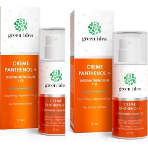 green idea PANTHENOL + 11% | hoog gehalte aan dexpanthenol en andere werkzame stoffen | aloë vera, calendula en avocado-olie | aftersun-verzorging | eczemaverzorging 50 ml (2)