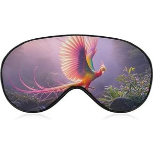 Phoenix is Flying Eye Mask voor dames en heren, ademend en verstelbare oogbedekking, ultrazacht slaapmasker, lichtgewicht reisblinddoek voor vliegtuig, dutje, nachtslapen