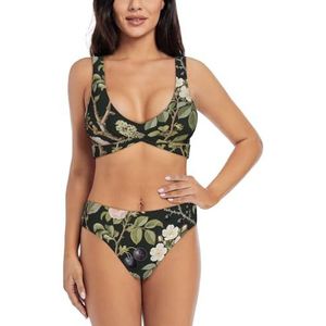 Zelinge Vrouwen Hoge Taille Bikini Sets Zomer Badpak Twist Front Badpak S-2XL
