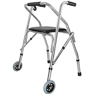 OIFAODAO, Loopframes Loophulpmiddel Loophulpmiddelen Katrol Draagbaar Opvouwbaar Ouderen-Slip Verstelbaar Aluminium Standaard s Verlangen naar ，Looprek