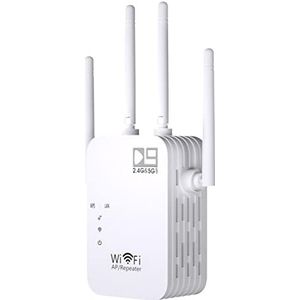 Signaalversterker voor wifi-router - Wifi-versterker voor buiten | WiFi-extender Signaalversterker, draadloze internetrepeater en signaalversterker voor thuis Xiaocao