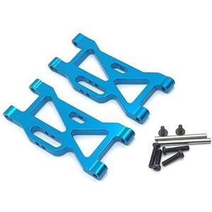 Afstandsbediening auto-onderdelen Metalen upgrade en modificatie Voorste draagarm geschikt for Weili 1/10 104001 104002(Blue)