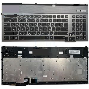 Laptoptoetsenbord voor G55 G55VW G57 G57VW met achtergrondverlichting en grijs frame(SP backlit)