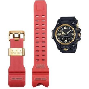 Camouflage Hars Band Geschikt Fit for Casio G-SHOCK GWG-1000 Mudmaster heren Vervanging Band Achteraf Horloge Accessoires (Color : GWG-red-G, Size : GWG1000)