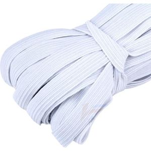 Elastische band 3/4/5/6/8/10 mm wit/zwart platte elastische banden elastische rubberen band bruiloft kledingstuk elastische tape voor doe-het-zelf naaien stretch touw toegang elastiek voor naaien