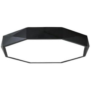 LONGDU Kleur Volledig spectrum LED-plafondlamp in Scandinavische stijl Inbouw plafondlamp Armatuur Binnenplafondlamp for slaapkamer Kantoortrap Hotel Woonkamer keuken(Color:Dark,Size:19.7in)