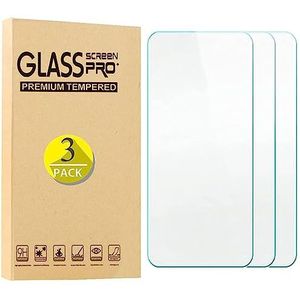 (3 Pack) Compatibel voor Samsung Galaxy S23 Ultra Screen Protector Gehard Glas [9H Hardheid] [Hoge definitie]