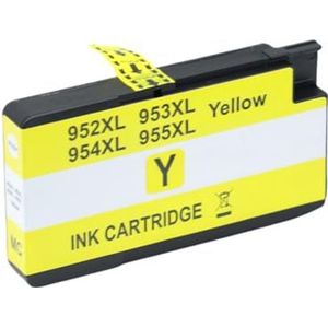 Compatibele 952XL 953XL 954XL 955XL inktcartridge for O-ficejet Pro 7720 7730 7740 8210 8218 8710 8715 8718 8720 8730 8740(1Pcs Yellow)