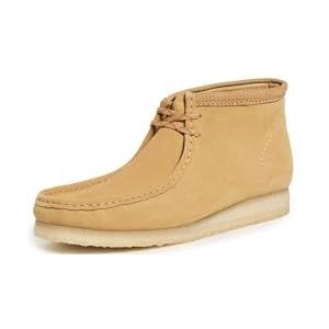 Clarks Heren Wallabee Boot Mode, Gouden Tan, 44 EU