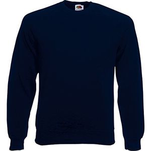 Fruit of the Loom Heren Raglan Classic Sweater - blauw - XL