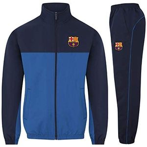 FC Barcelona - Trainingspak voor jongens - Officieel - Voetbalcadeau - Reflexblauw - 12-13 jaar